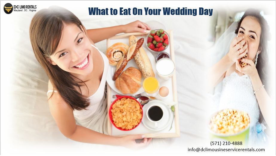 What to Eat On Your Wedding Day